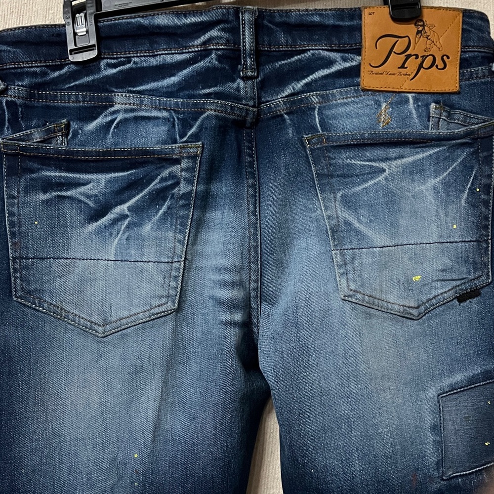 PRPS Dark Blue Skinny Jeans - Picture 9 of 13